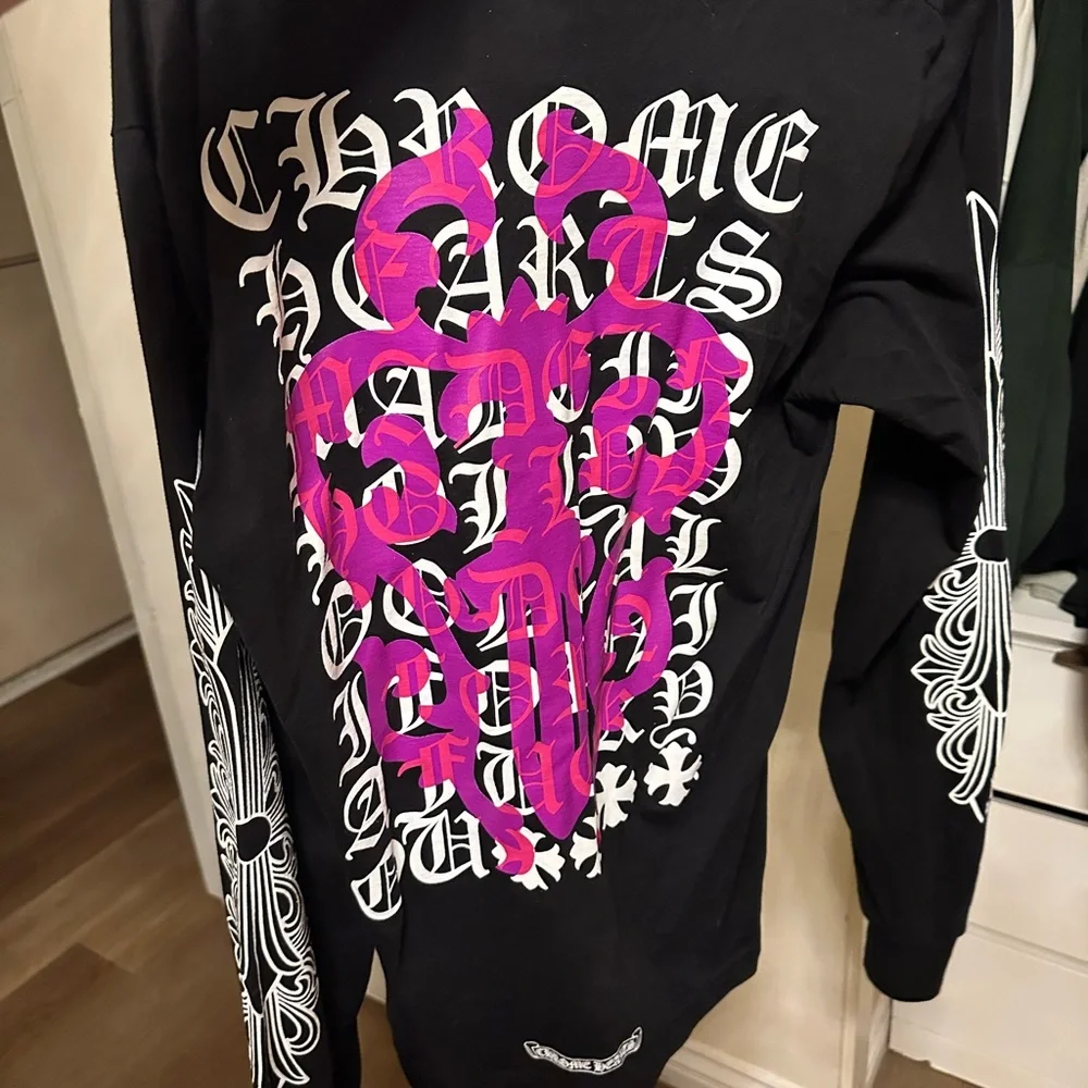 Chrome Hearts | Tops | Chrome Hearts Eye Chart Dagger Longsleeve